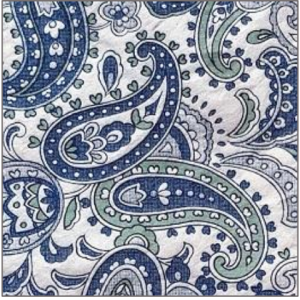 Henna Blue Tissue Transfer