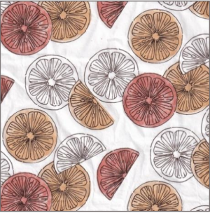 Oranges & Lemons Tissue Transfer