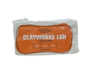 Clayworks LGH White Stoneware Clay 10kg