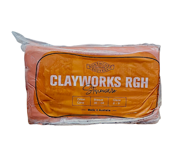Clayworks RGH Red Stoneware Clay 10kg