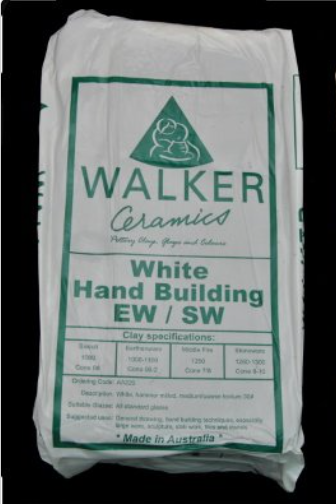 Walkers White Handbuilding (WH) Clay 10kg