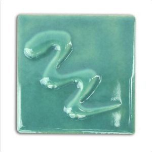 Turquoise Green Earthenware Brush-on Glaze