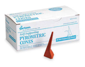 Orton Self Supporting Pyrometric Cones-Box of 25