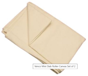 Venco Canvas Set of 2-Large Freestanding Slab roller