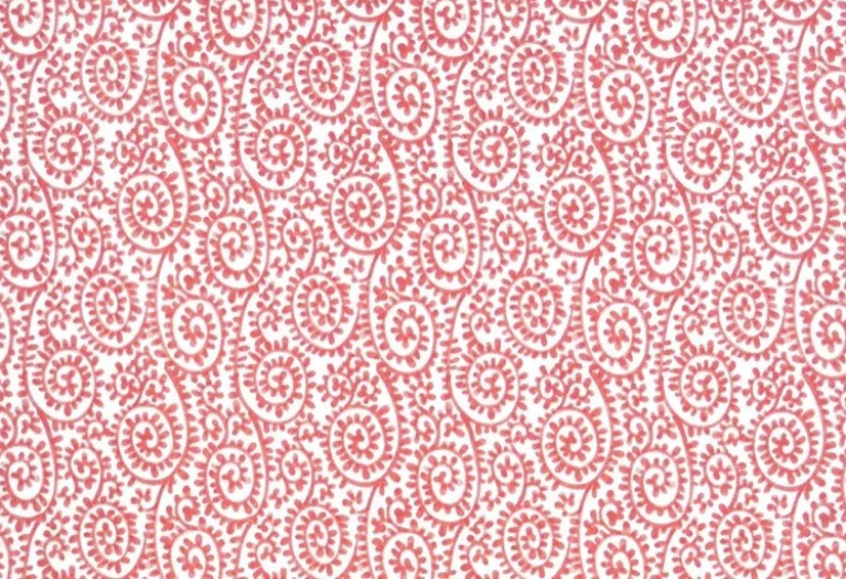 Red Paisley T/Transfer