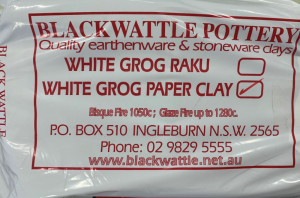 Blackwattle White Grogged Stoneware Paperclay 10kg